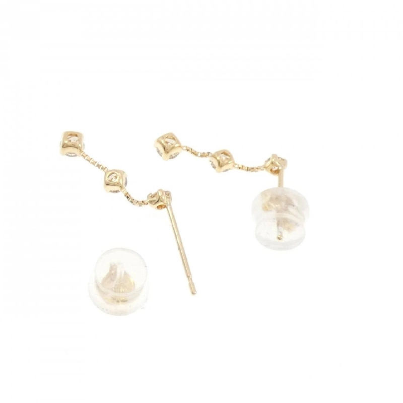 K18YG Bông tai kim cương 0.30CT - Hàng hiệu Chính hãng 866220