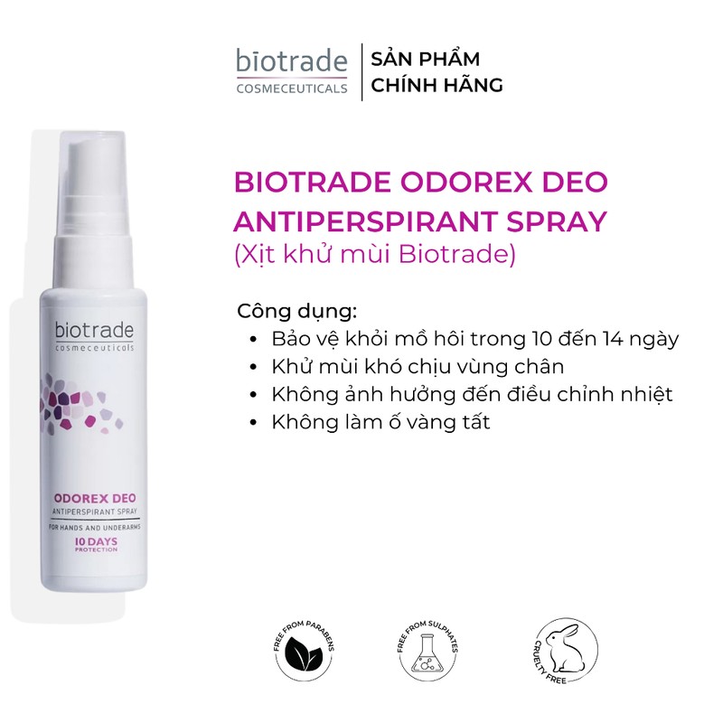 Lăn Khử Mùi Biotrade Odorex Biotrade 40ml - Ry Store 186706