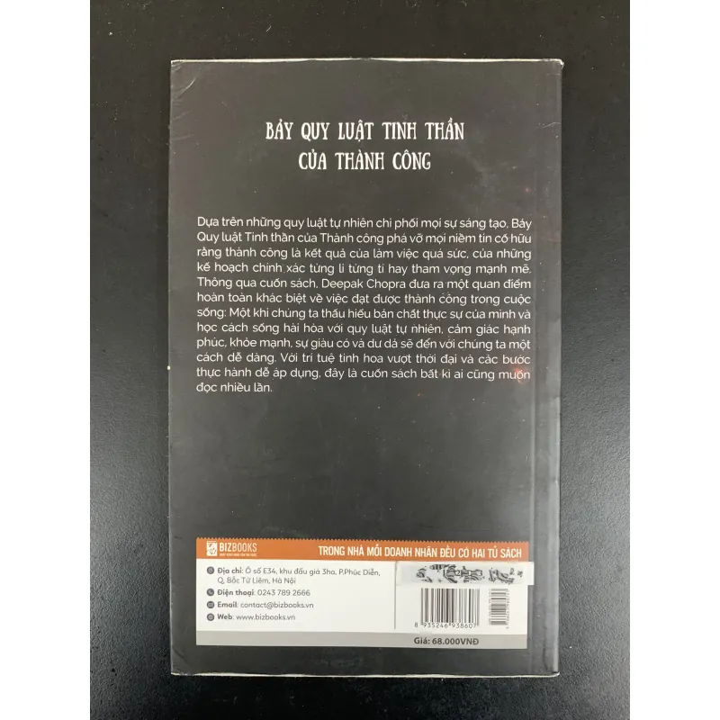 (Sách cũ) Bảy quy luật tinh thần của thành công - Deepak Chopra - Nguyễn Nguyễn dịch  966379