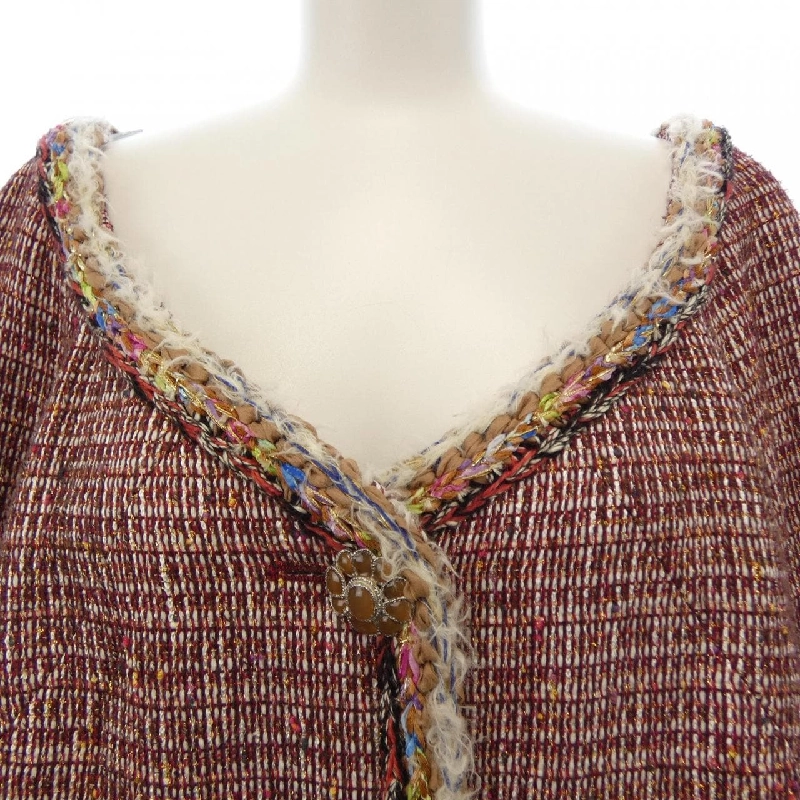 Áo khoác không cổ CHANEL P50724V37675 632371