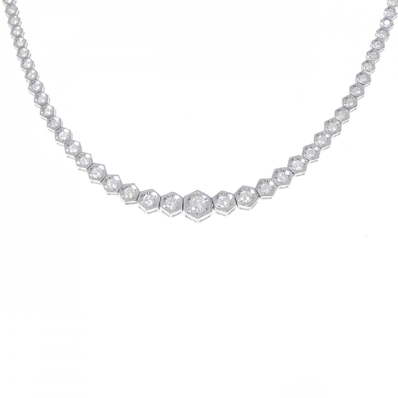 Dây chuyền kim cương K18WG 3.00CT - Hàng hiệu chính hãng 860920