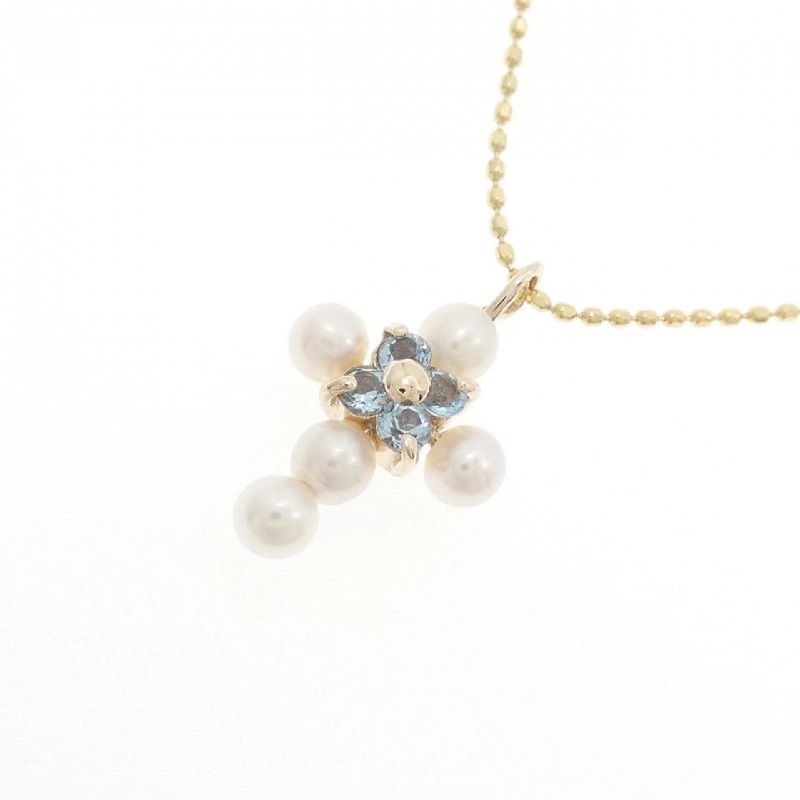 K10YG Cross Necklace Ngọc Trai Nước Ngọt - Hàng hiệu Chính hãng 855669