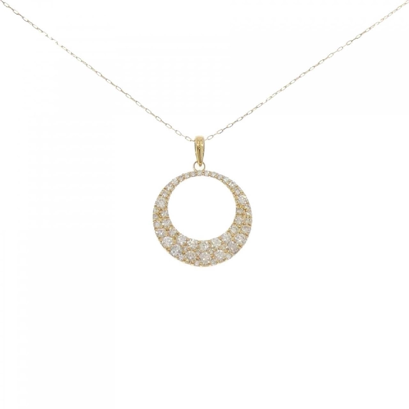 K18YG Dây chuyền kim cương 1.00CT - Hàng hiệu Chính hãng 859464