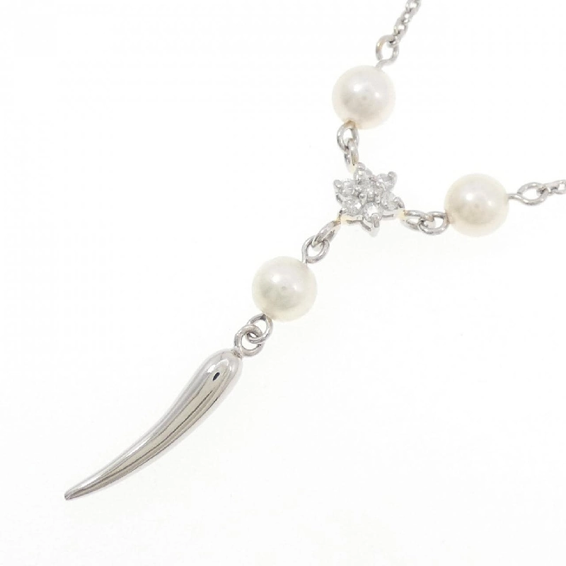 Dây chuyền ngọc trai Akoya hoa PT850 - Hàng hiệu Authentic 856353