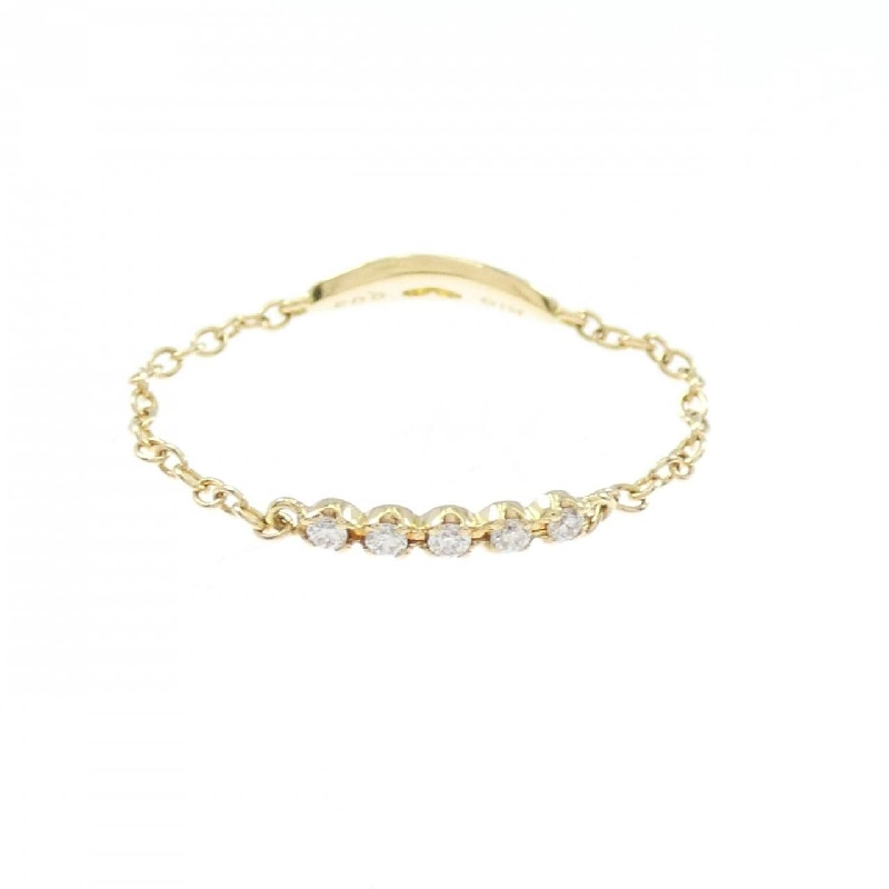 Nhẫn kim cương K18YG 0.03CT - Hàng hiệu Authentic 851223