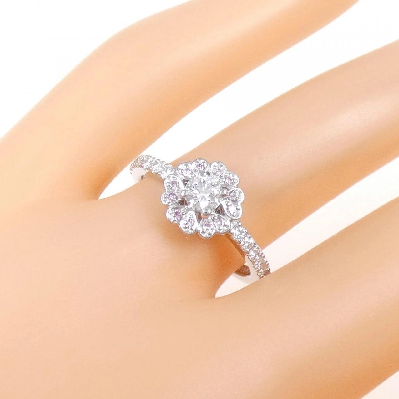 Nhẫn kim cương PT 0.252CT D SI1 VG - Hàng hiệu Authentic 874374