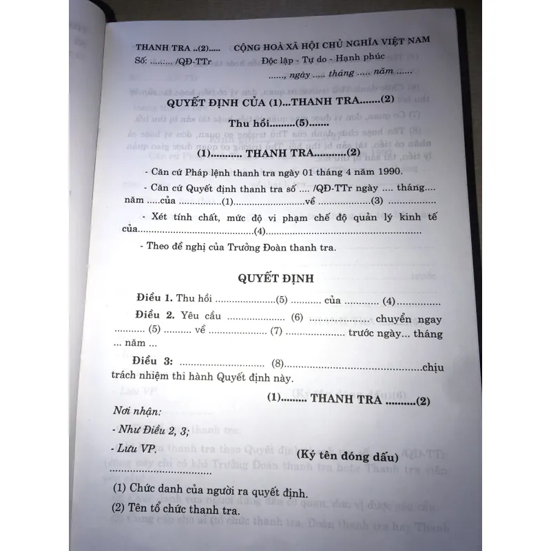 Những quy định pháp luật về thanh tra 708221