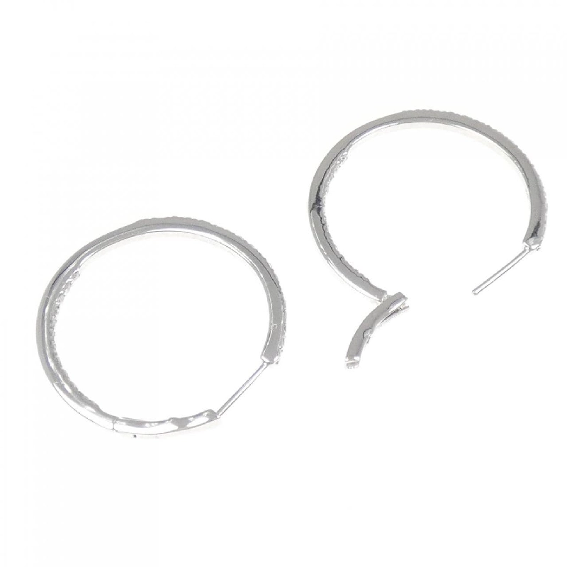 K18WG Bông tai kim cương hình vòng 0.60CT - Hàng hiệu Chính hãng 868095