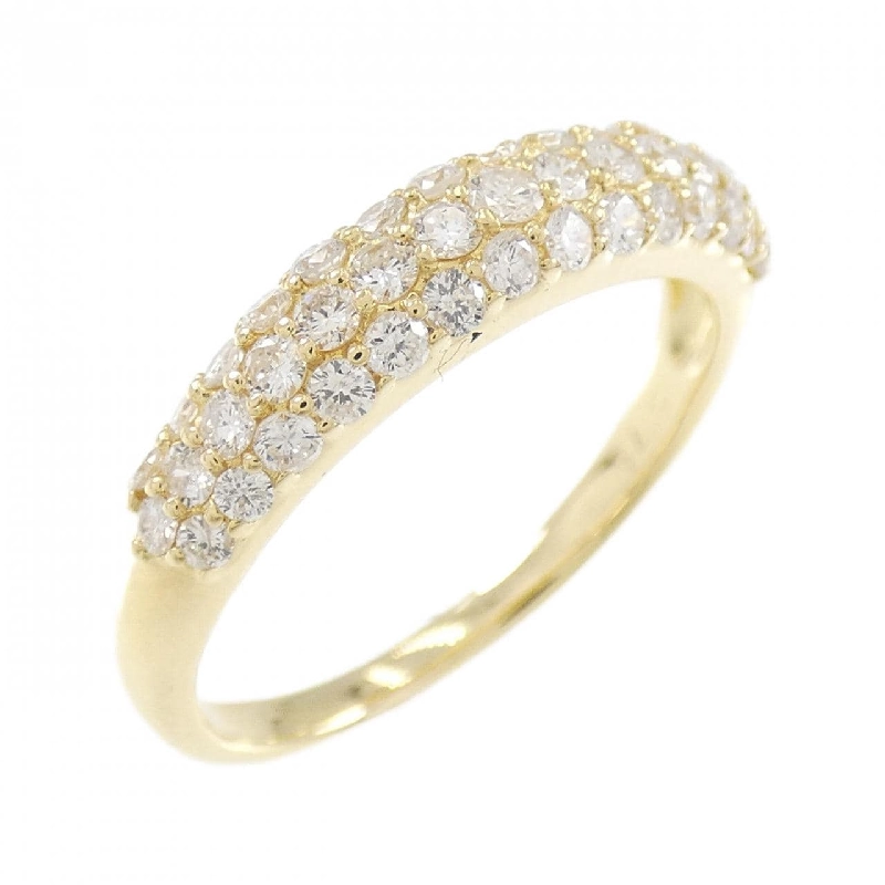 Nhẫn kim cương Pavé K18YG 0.70CT 673204