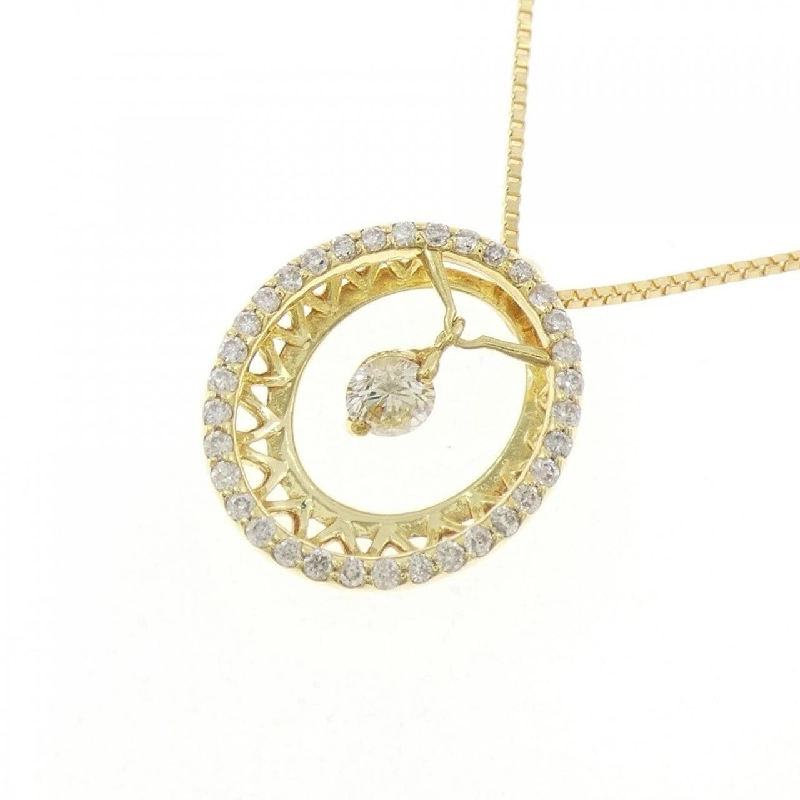 K18YG Dây chuyền kim cương 0.18CT - Hàng hiệu Chính hãng 856592