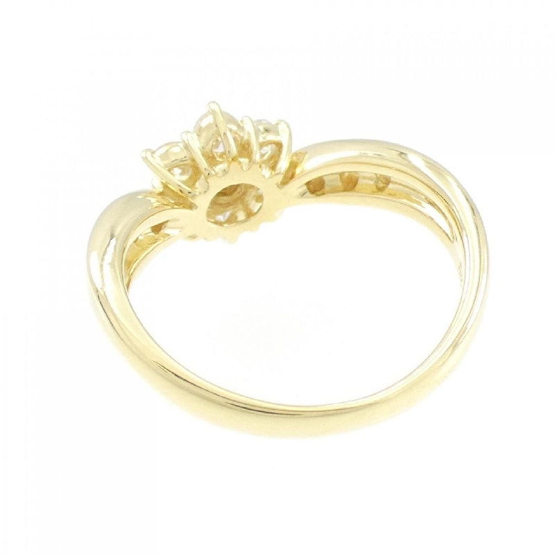 Nhẫn kim cương K18YG hoa 0.71CT 672763