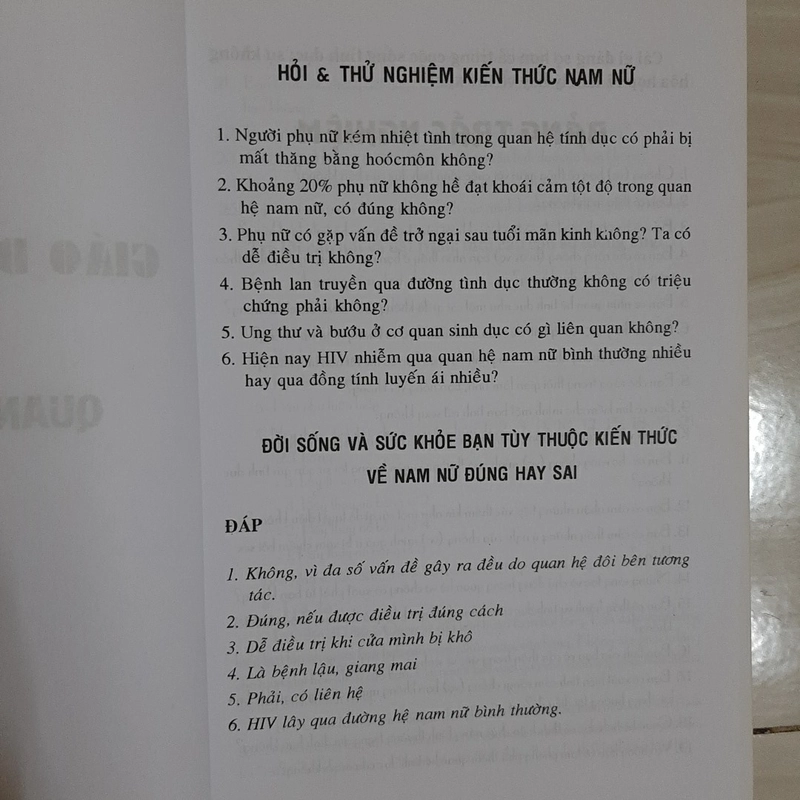 Giáo dục giới tính trong quan hệ nam nữ 323686
