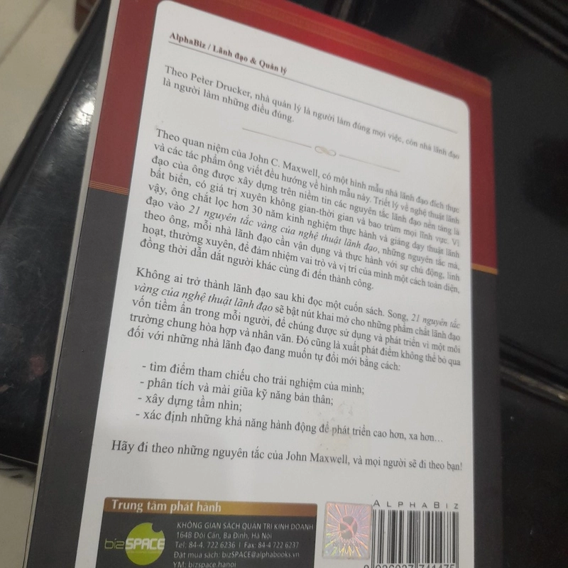 John C. Maxwell - 21 NGUYÊN TẮC VÀNG CỦA NGHỆ THUẬT LÃNH ĐẠO 363205