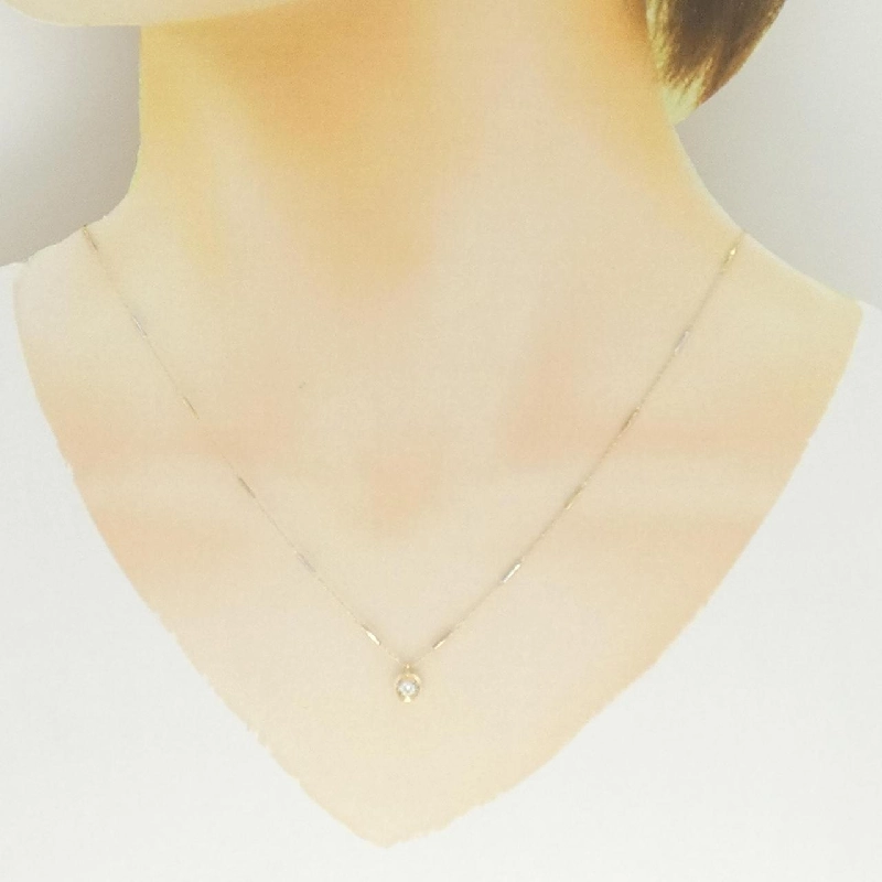 K10YG/K10WG Dây chuyền kim cương 0.10CT - Hàng hiệu Chính hãng 857865