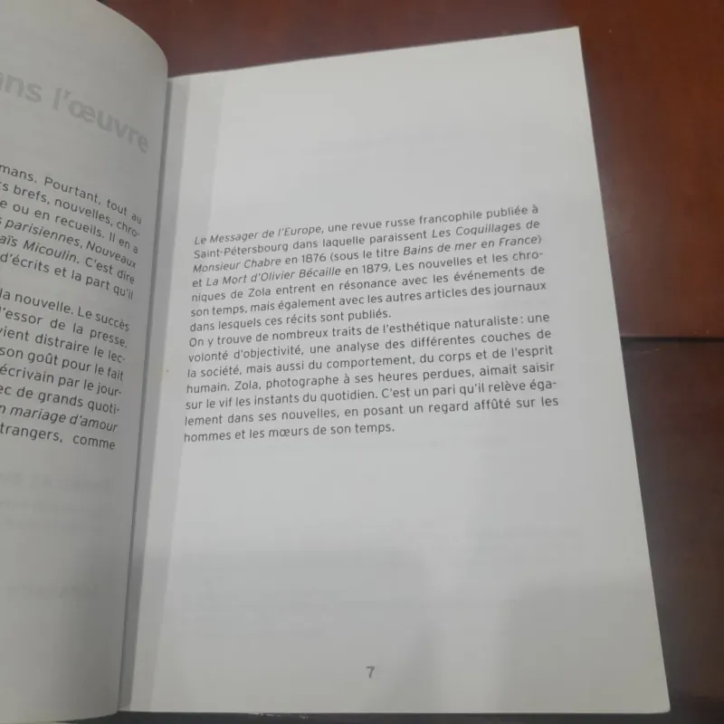 Nouvelles naturalistes Émile Zila 762060