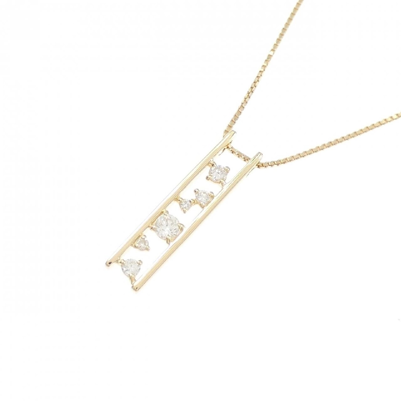 K18YG Dây chuyền kim cương - Hàng hiệu Authentic 859742