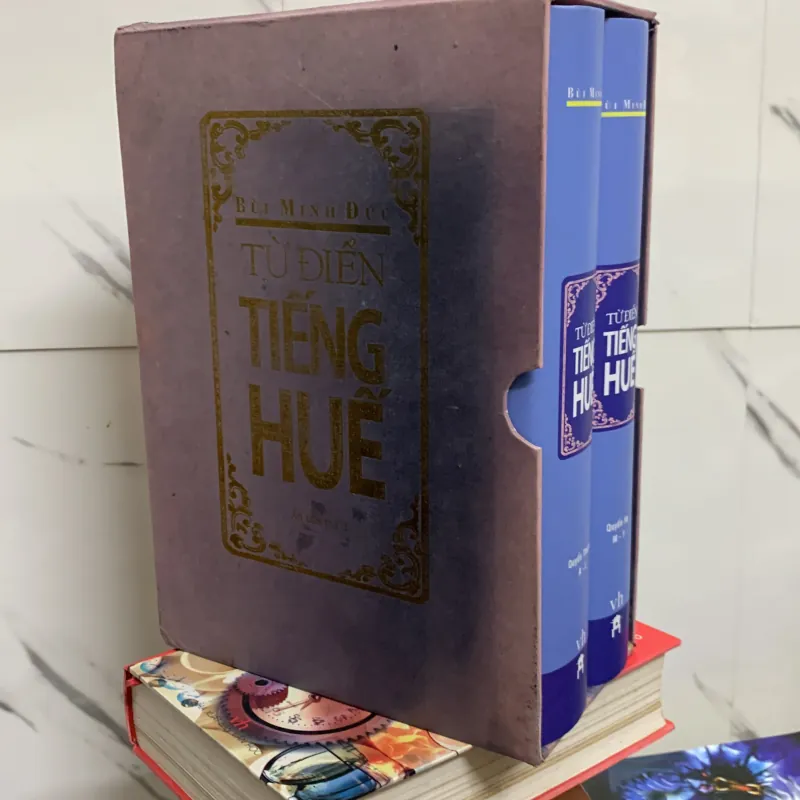 Từ điển tiếng huế - bùi minh đức. Bộ 2 tập có hộp.  755372