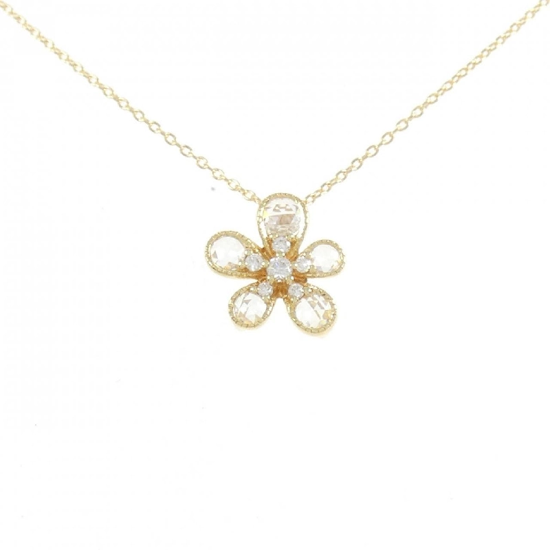 K18YG Hoa Kim Cương Dây Chuyền 0.30CT - Hàng hiệu Chính hãng 862457