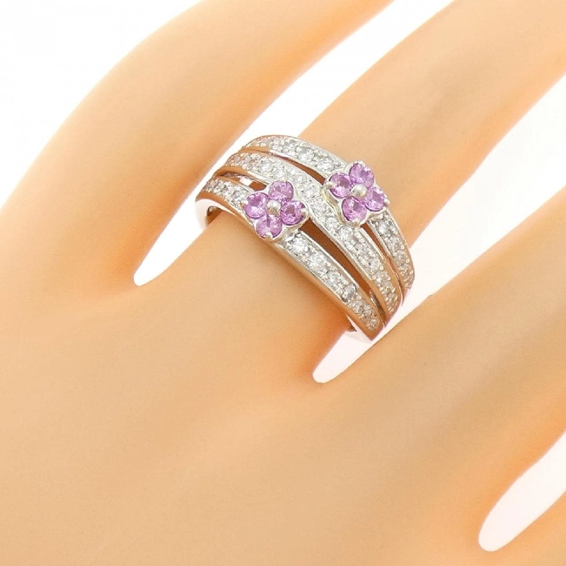 Nhẫn Sapphire Hoa PT900 0.30CT - Hàng hiệu Chính hãng 852272