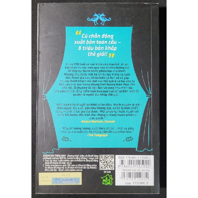 Sách cũ - Ông trăm tuổi trèo qua cửa sổ và biến mất 56246