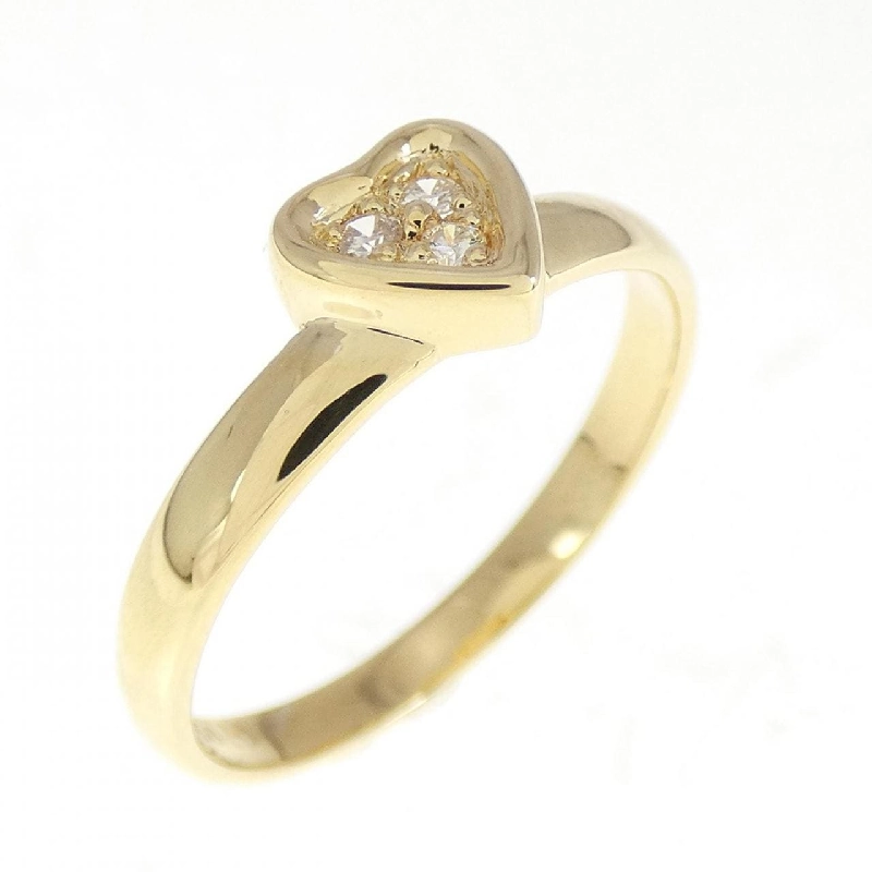 Nhẫn kim cương hình trái tim K18YG - Hàng hiệu Authentic 855338