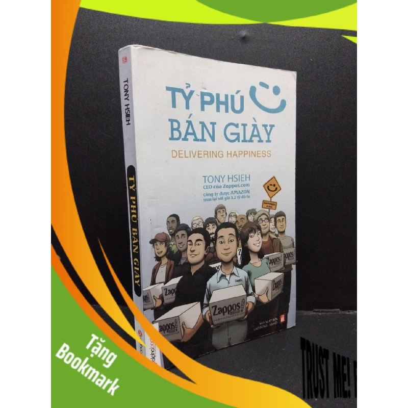 (TẶNG BOOKMARK) Tỷ phú bán giày Tony Hsieh mới 80% ố có viết vào sách 2014 RBK.ASB0609 955865