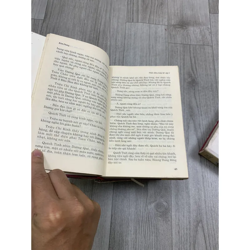 Thần điêu hiệp lữ - kim dung. Bộ 4 tập bìa cứng. 5b5 721177