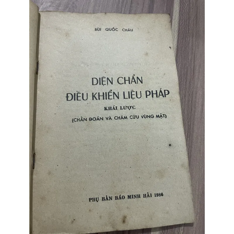 Diện chẩn điều khiển liệu pháp - Bùi Quốc Châu  687573