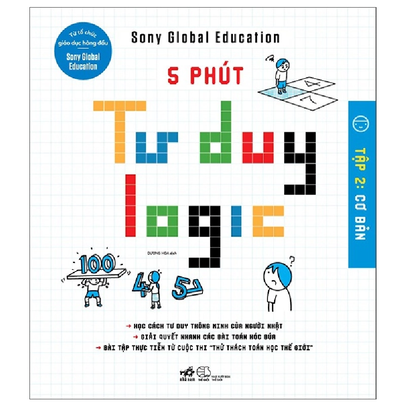 5 phút tư duy logic - Tập 1: Cơ bản - Sony Global Education 2022 New 100% HCM.PO 350786