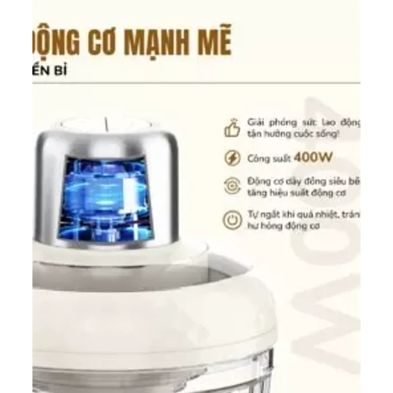 ✨ UNIE UM366 – Máy xay thịt đa năng, xay – trộn – đánh ruốc tiện lợi! 715753