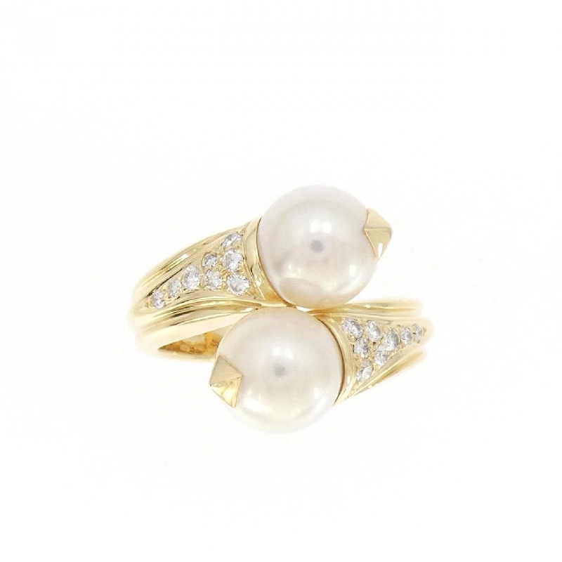 Nhẫn ngọc trai Akoya Bulgari - Hàng hiệu Authentic 838525