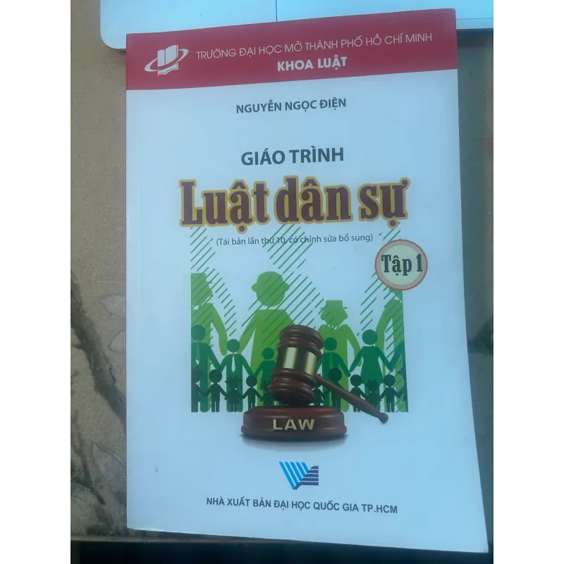 Sách giáo trình Luật Dân Sự Tập 1 và Tập 2 - Nguyễn Ngọc Điện 756966