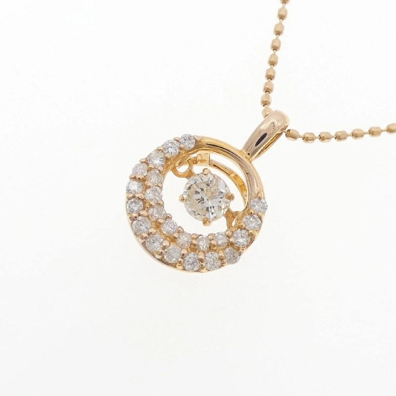 K18PG Dây chuyền kim cương 0.166CT - Hàng hiệu Chính hãng 858348