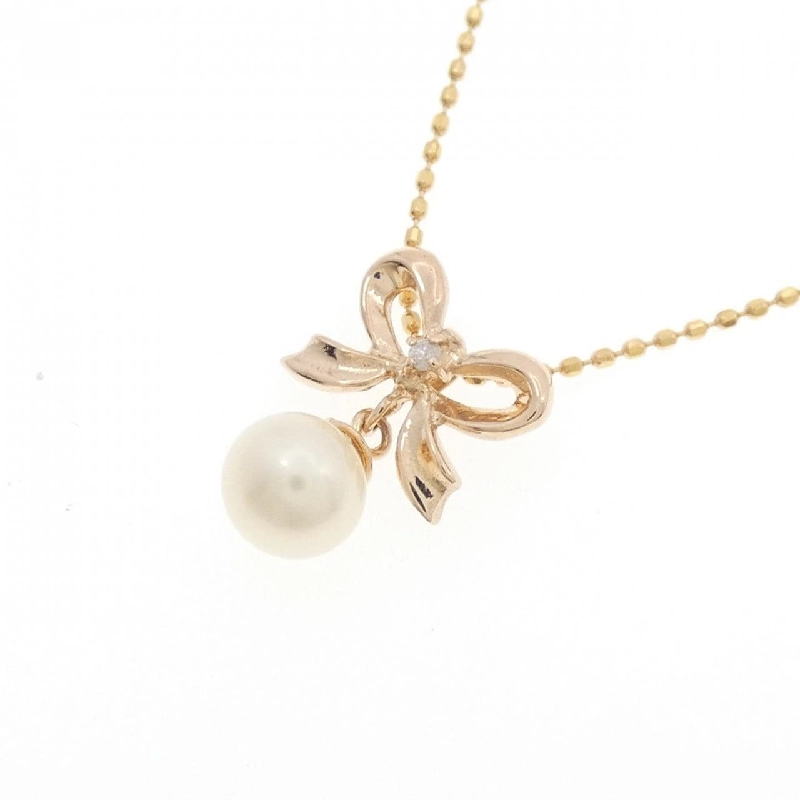 K14PG Ruy băng Ngọc trai nước ngọt Dây chuyền 5.4mm - Hàng hiệu Chính hãng 856704