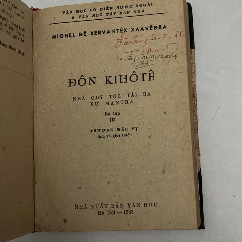 Don Quixote Nhà quý tộc tài ba xứ Mantra — 1983s (trọn bộ 3 tập) 498688