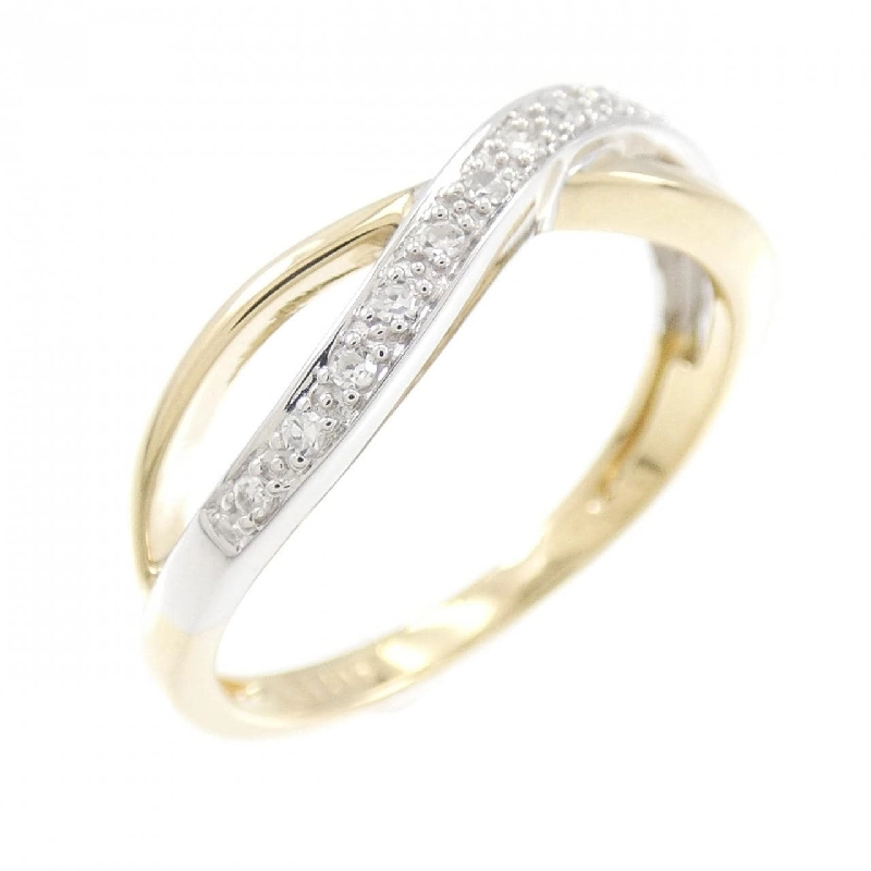 Nhẫn kim cương K14YG/K14WG 671524