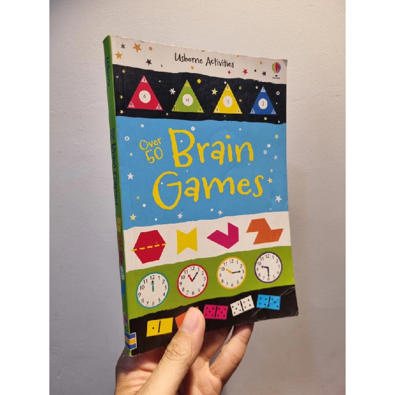 OVER 50 BRAIN GAMES - Usborne Activities 193756