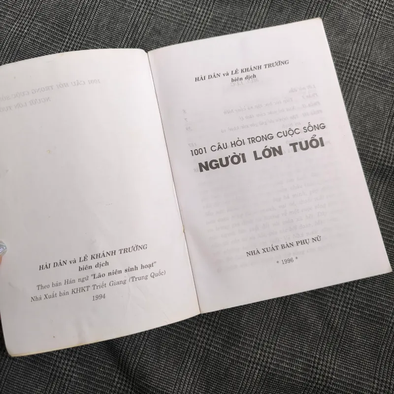 1001 câu hỏi trong cuộc sống người lớn tuổi - NXB Phụ Nữ 543927