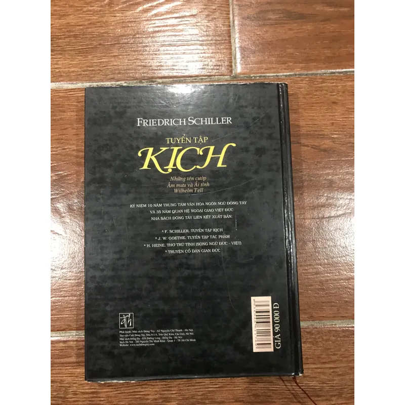 TUYỂN TẬP KỊCH - FRIEDRICH SCHILLER (k1) 717827
