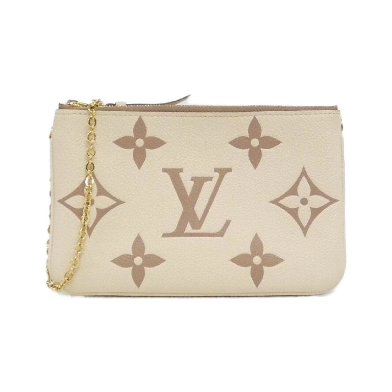 Túi xách vai Louis Vuitton Monogram Empreinte hai màu Pouch Double Zip 2020AW M80084 - Hàng hiệu Authentic 770219