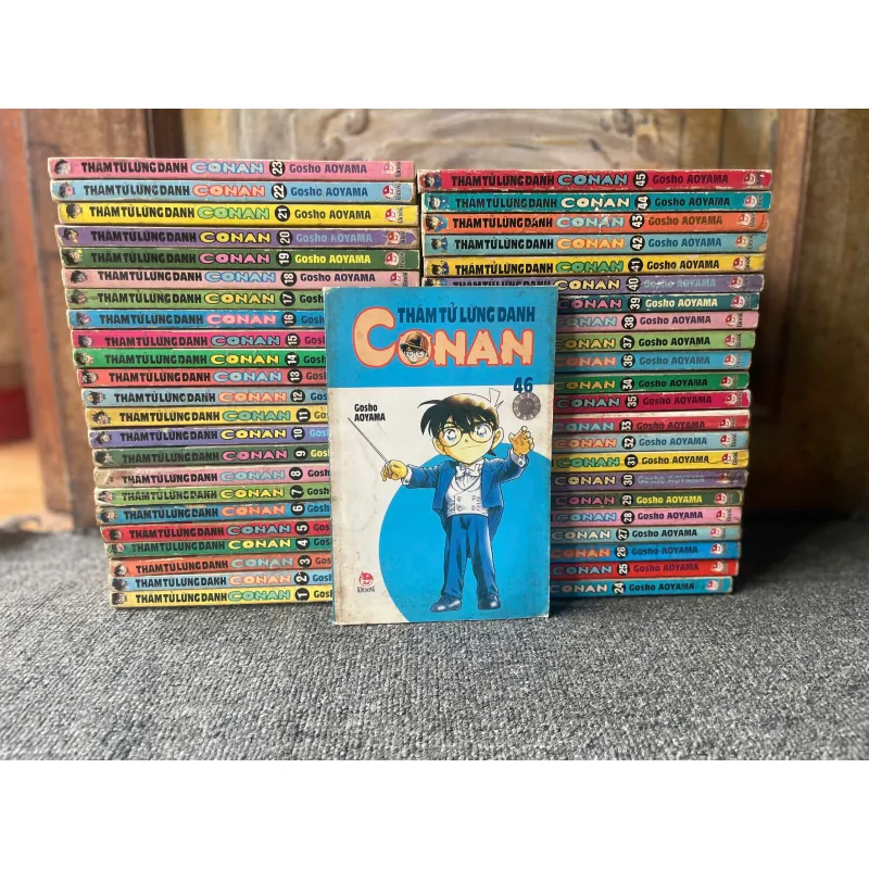 Truyện Conan Thám Tử Lừng Danh Bìa Màu - Trọn Bộ 46 Tập - NXB Kim Đồng 563252