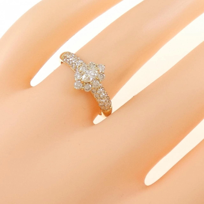 Nhẫn kim cương K18YG 0.70CT - Hàng hiệu Authentic 857342