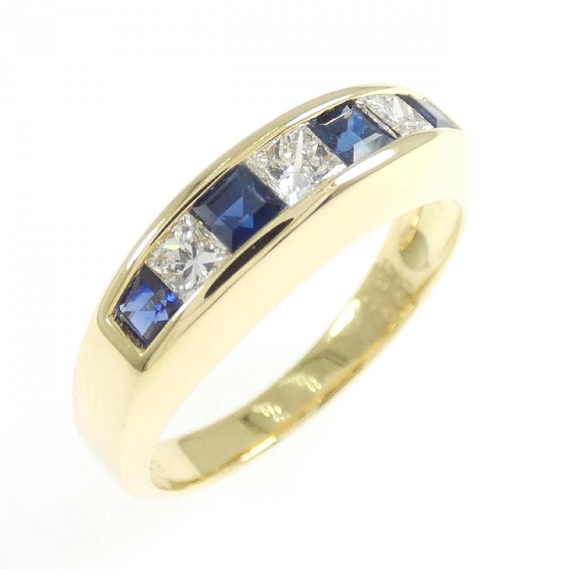 Nhẫn Sapphire K18YG 0.54CT - Hàng hiệu Chính hãng 849205