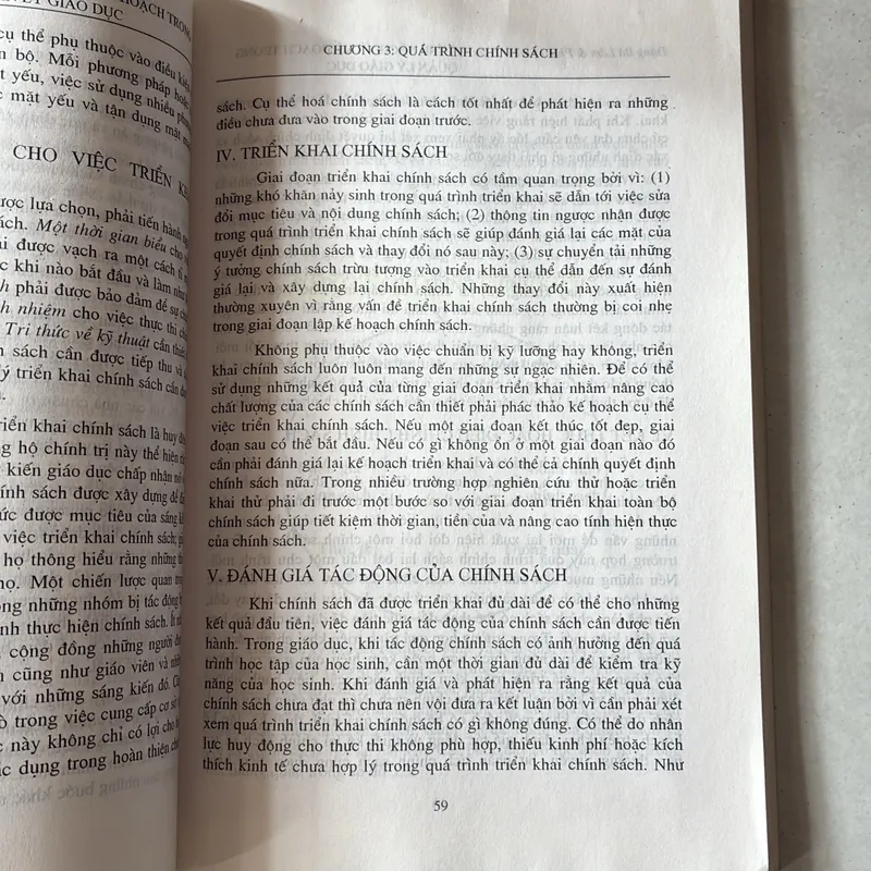 Chính sách và kế hoạch trong quản lý giáo dục - Đặng Bá Lâm 727738