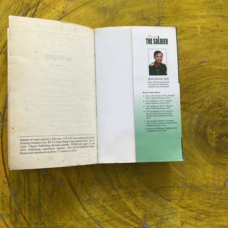 ALWAYS THE SOLDIER - TRAN HOANG TIEN CHIEF EDITOR  937477