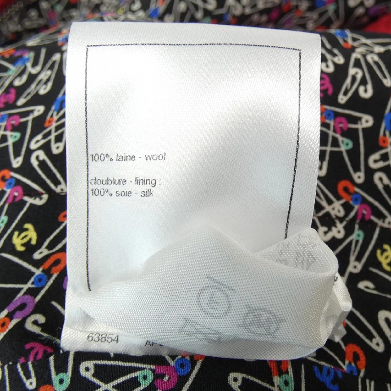 【Đối tượng phiếu giảm giá】Áo khoác không cổ CHANEL 641132