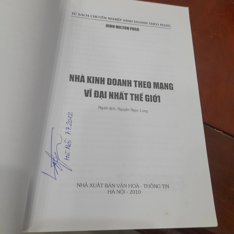 John Milton Fogg - NHÀ KINH DOANH THEO MẠNG vĩ đại nhất thế giới 454182