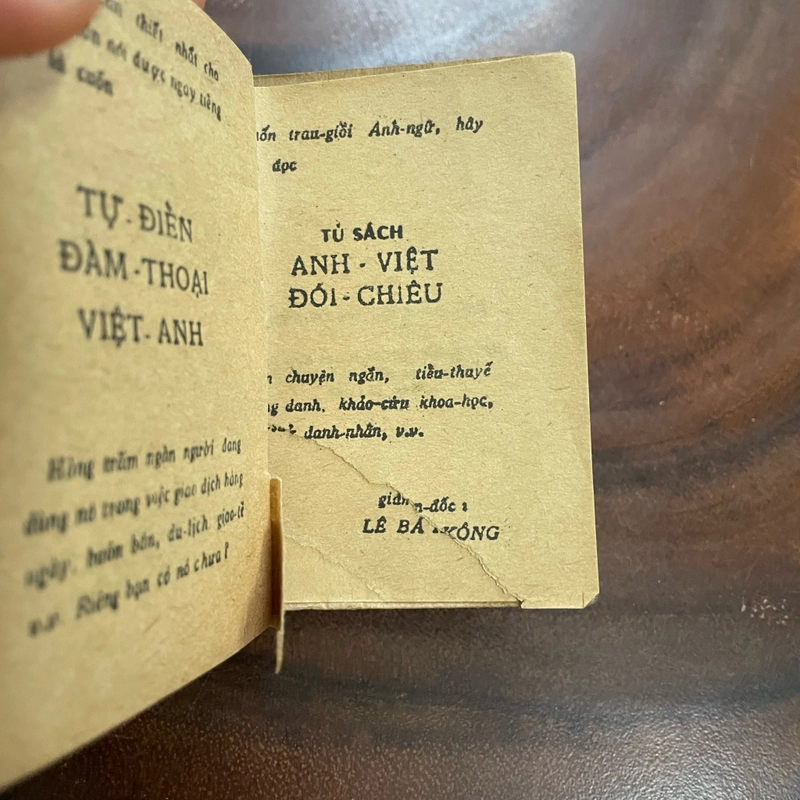 II Từ Điển Việt Anh (Loại bỏ túi) - Lê Bá Kông - ZIÊN HỒNG - 1969 463473