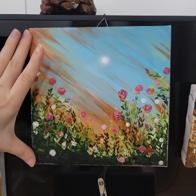 Tranh Treo Tường siêu đẹp và thơ mộng 20cm × 20cm 477797