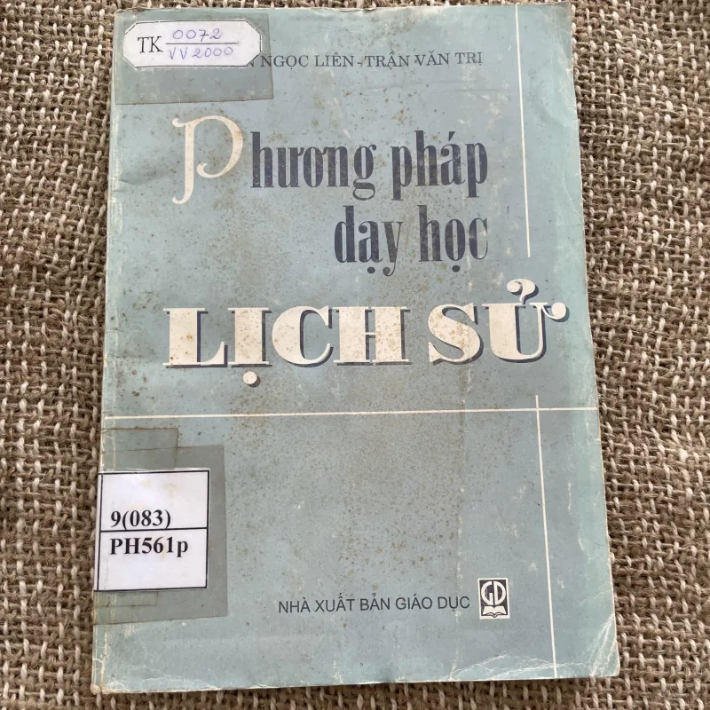 Phương pháp dạy học lịch sử 1999; 300 trang  1044501